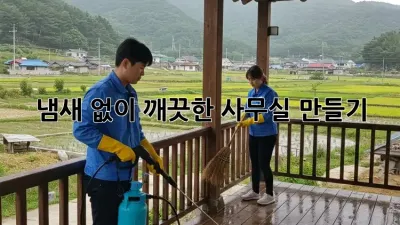 냄새 없이 깨끗한 사무실 만들기